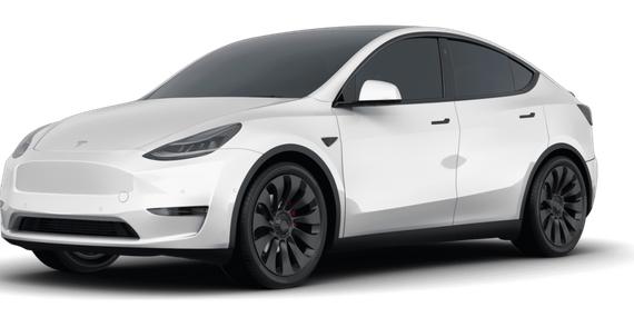 TESLA MODEL Y 2021 5YJYGDEF9MF277630 image